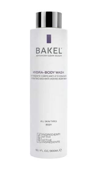 Bakel Hydra-body wash, gel douche hydratant et anti-âge, 300 ml
