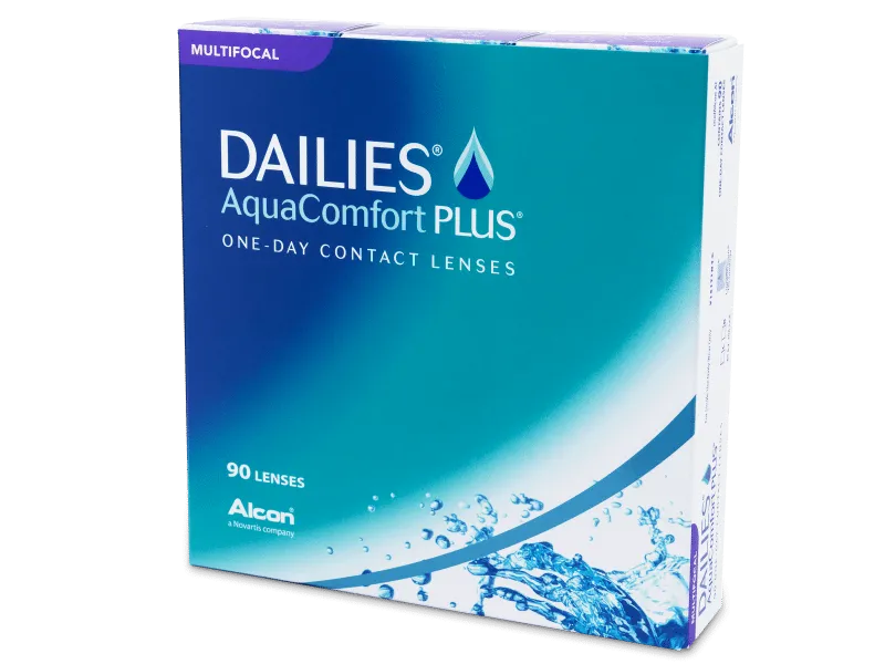 Dailies AquaComfort Plus Multifocal MEDIUM Lentilles Mensuelles Boite de 90 Lentilles