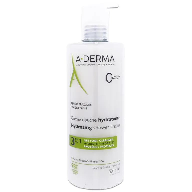 ADERMA CRÈME DOUCHE HYDRATANTE 3 EN 1 500ML