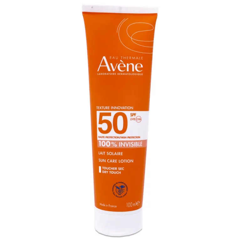 AVENE LAIT SOLAIRE SPF50 100% INVISIBLE 100ML