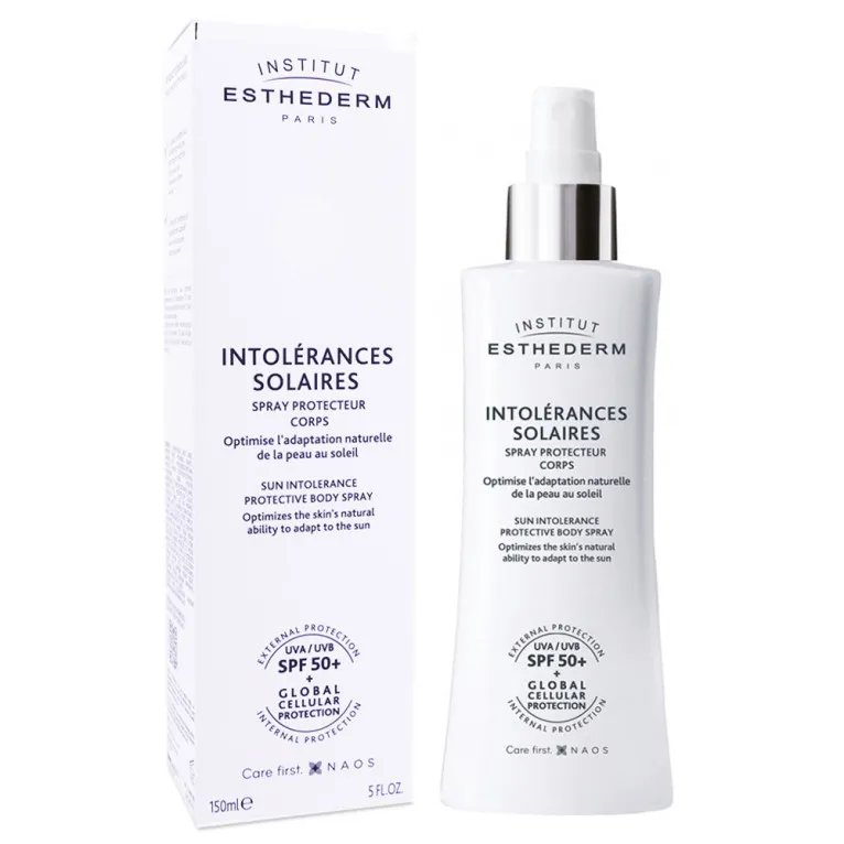 ESTHEDERM INTOLÉRANCES SOLAIRES SPF50+ SPRAY CORPS 150ML