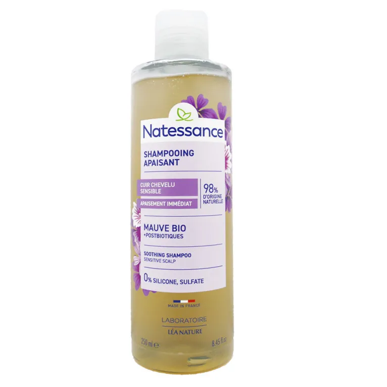 NATESSANCE SHAMPOOING APAISANT MAUVE BIO 250ML