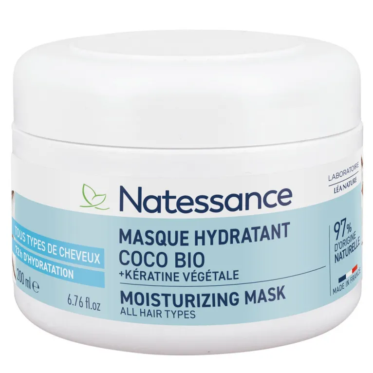 NATESSANCE MASQUE HYDRATANT COCO BIO 200ML