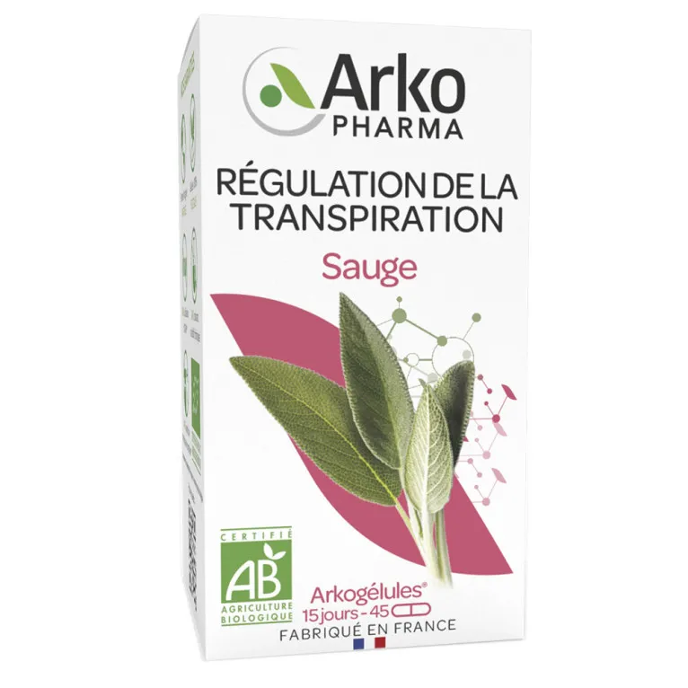 ARKOPHARMA ARKOGELULES BIO SAUGE CONFORT DIGESTIF 45 GELULES