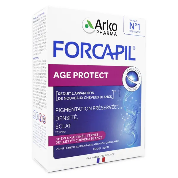 ARKOPHARMA FORCAPIL AGE PROTECT 30 COMPRIMÉS