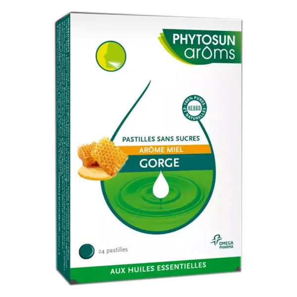 PHYTOSUN AROMS 24 PASTILLES GORGE AROME MIEL