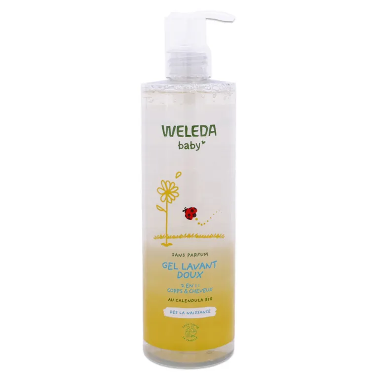WELEDA BABY GEL LAVANT DOUX CORPS & CHEVEUX 400ML