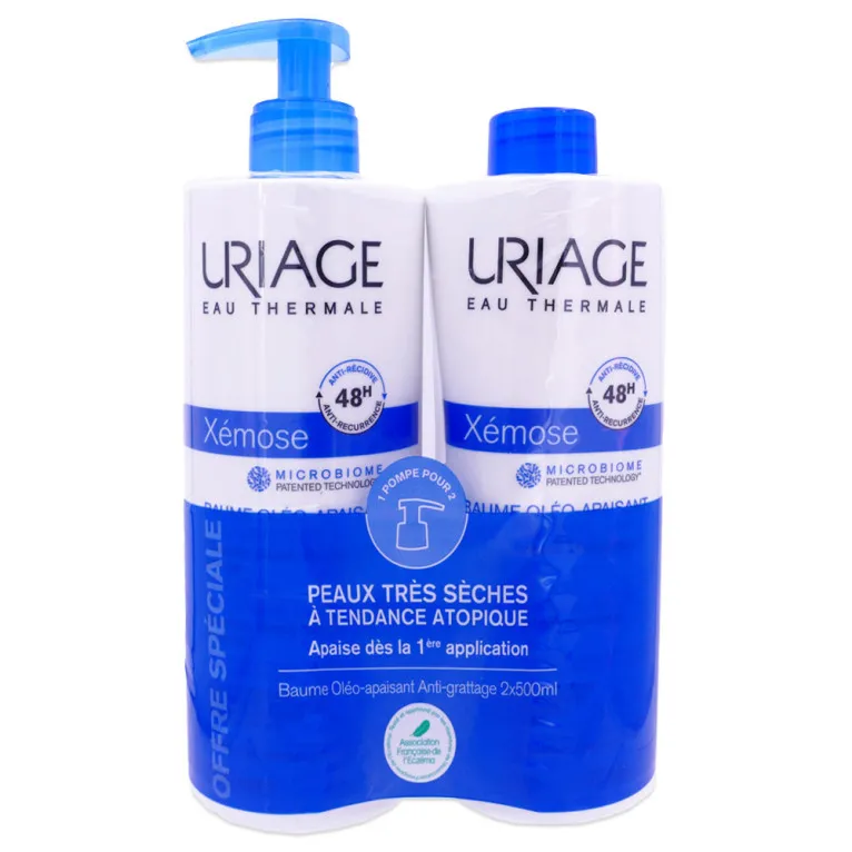 URIAGE XEMOSE OLEO APAISANT 2X500ML
