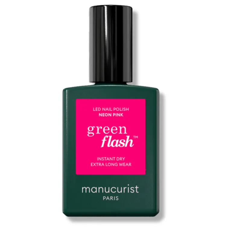 MANUCURIST GREEN FLASH VERNIS A ONGLES NEON PINK 15ML