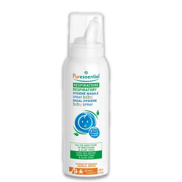 PURESSENTIEL RESPIRATOIRE HYGIENE NASALE SPRAY BEBE 120ML