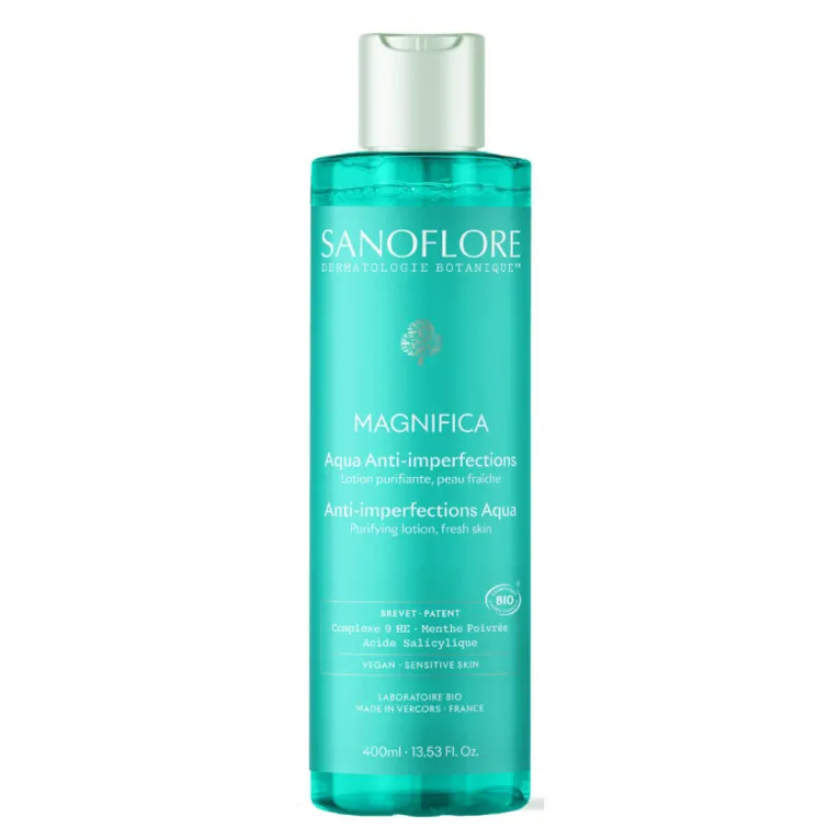 SANOFLORE BIO MAGNIFICA LOTION AQUA ANTI IMPERFECTIONS 400ML