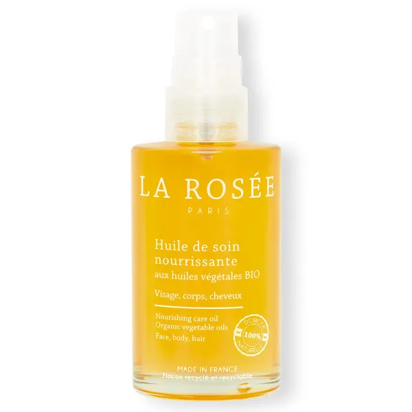 LA ROSEE HUILE DE SOIN NOURRISSANTE AUX HUILES VEGETALES BIO 100ML