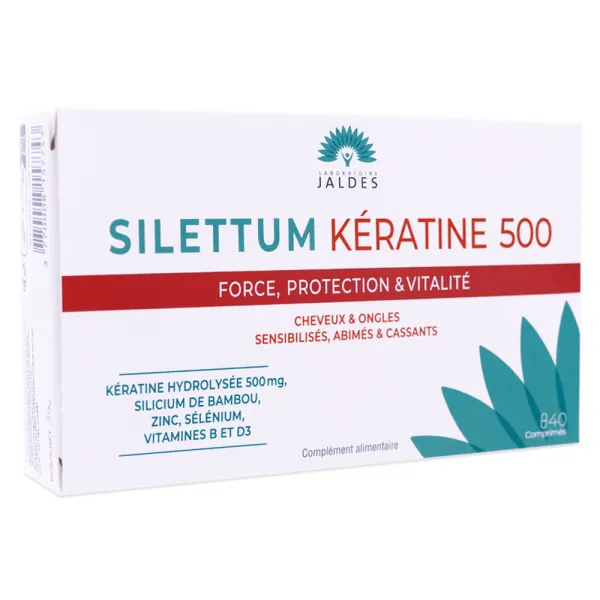 SILETTUM KÉRATINE 500 40 COMPRIMÉS