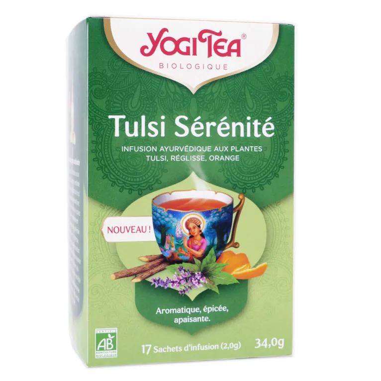 YOGI TEA TULSI SÉRÉNITÉ 17 SACHETS D'INFUSION