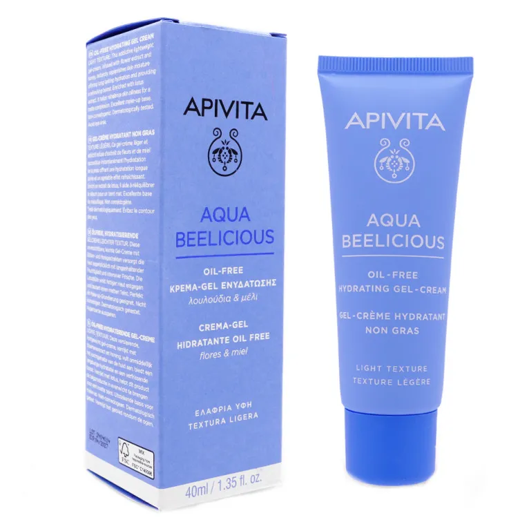 APIVITA AQUA BEELICIOUS GEL CRÈME HYDRATANT LÉGÈRE 40ML