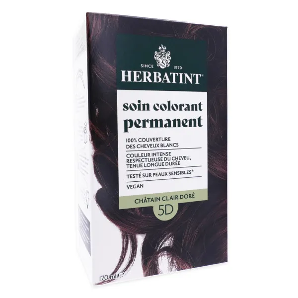 HERBATINT SOIN COLORANT 5D CHATAIN CLAIR DORÉ 170ML