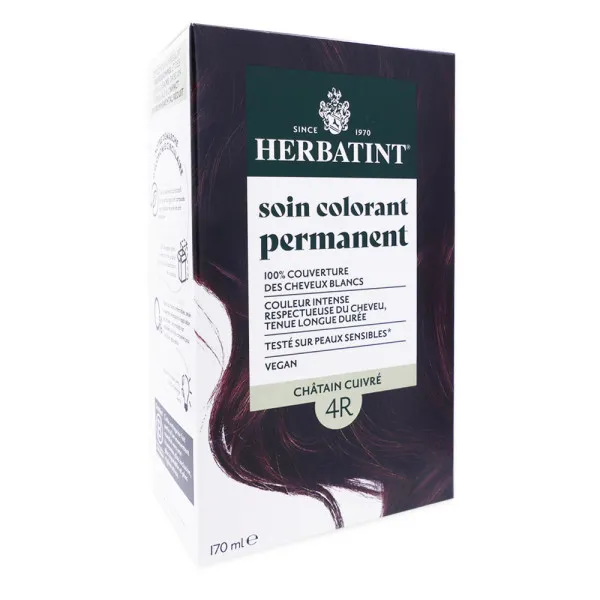 HERBATINT SOIN COLORANT 4R CHATAIN CUIVRE 170ML