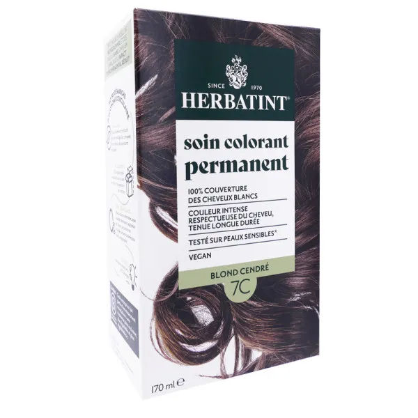 HERBATINT SOIN COLORANT 7C BLOND CENDRÉ 170ML