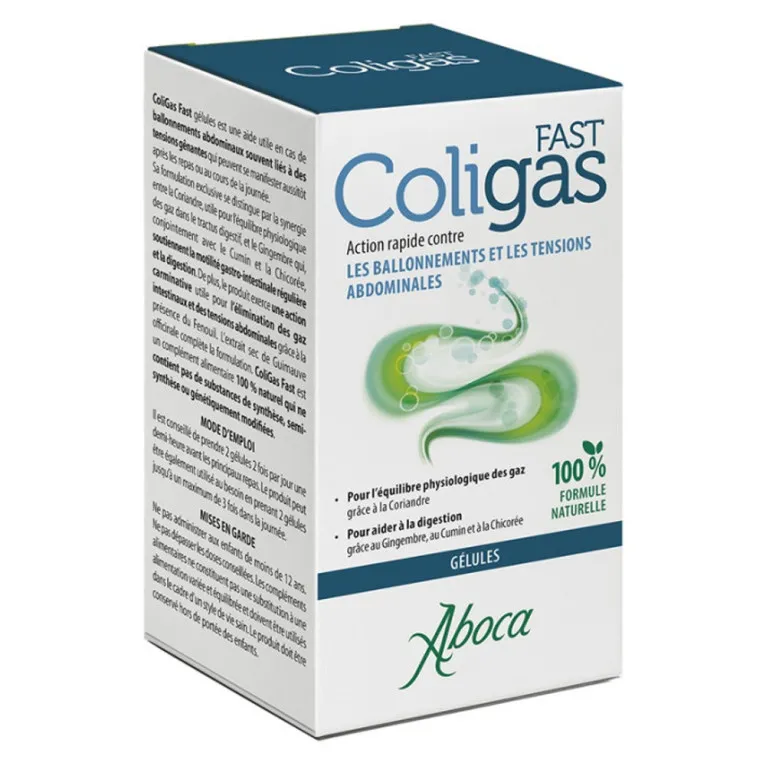 ABOCA COLIGAS FAST 50 GÉLULES