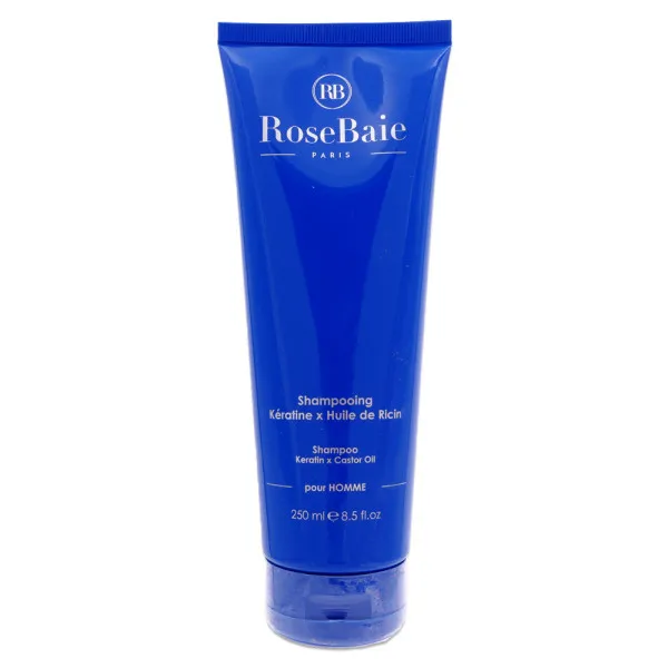 ROSE BAIE HOMME SHAMPOOING KERATINE ET HUILE DE RICIN 250ML