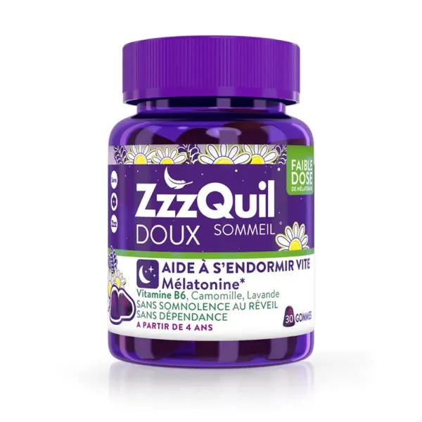ZZZQUIL DOUX SOMMEIL 30 GOMMES