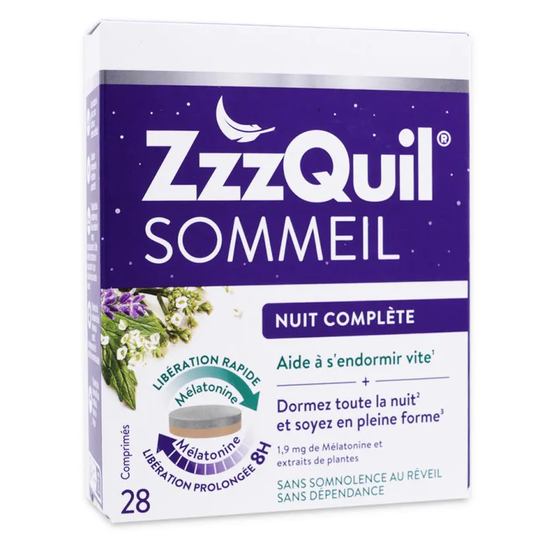 ZZZQUIL SOMMEIL NUIT COMPLÈTE 28 COMPRIMÉS