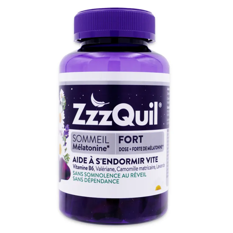 ZZZQUIL SOMMEIL FORT 60 GUMMIES