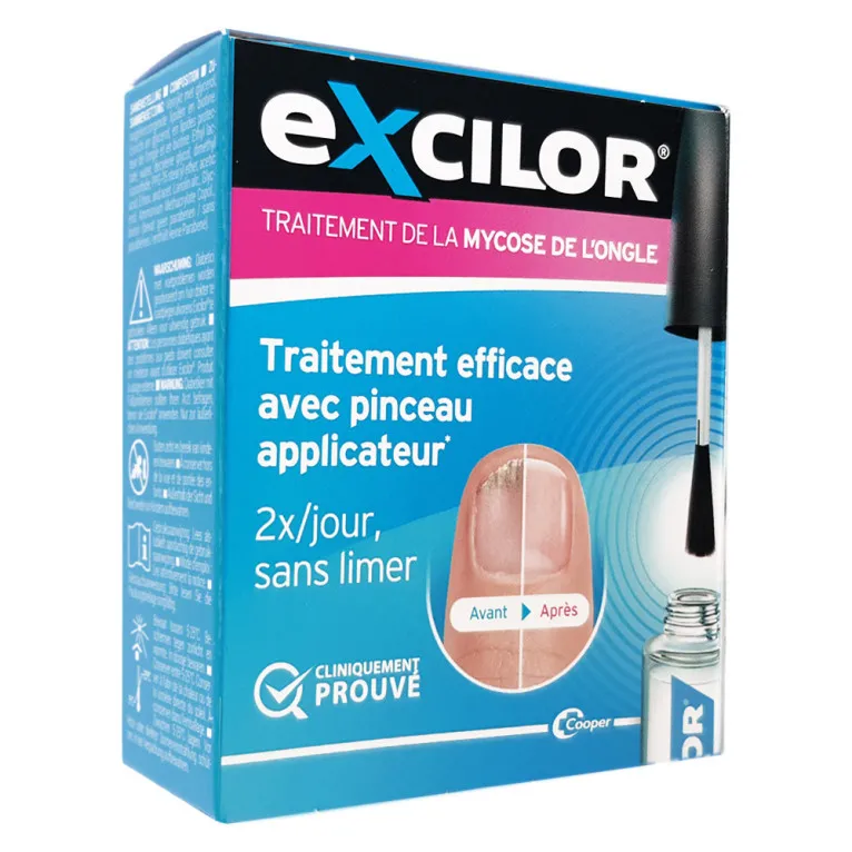 EXCILOR TRAITEMENT DE LA MYCOSE DE L'ONGLE 3,3ML