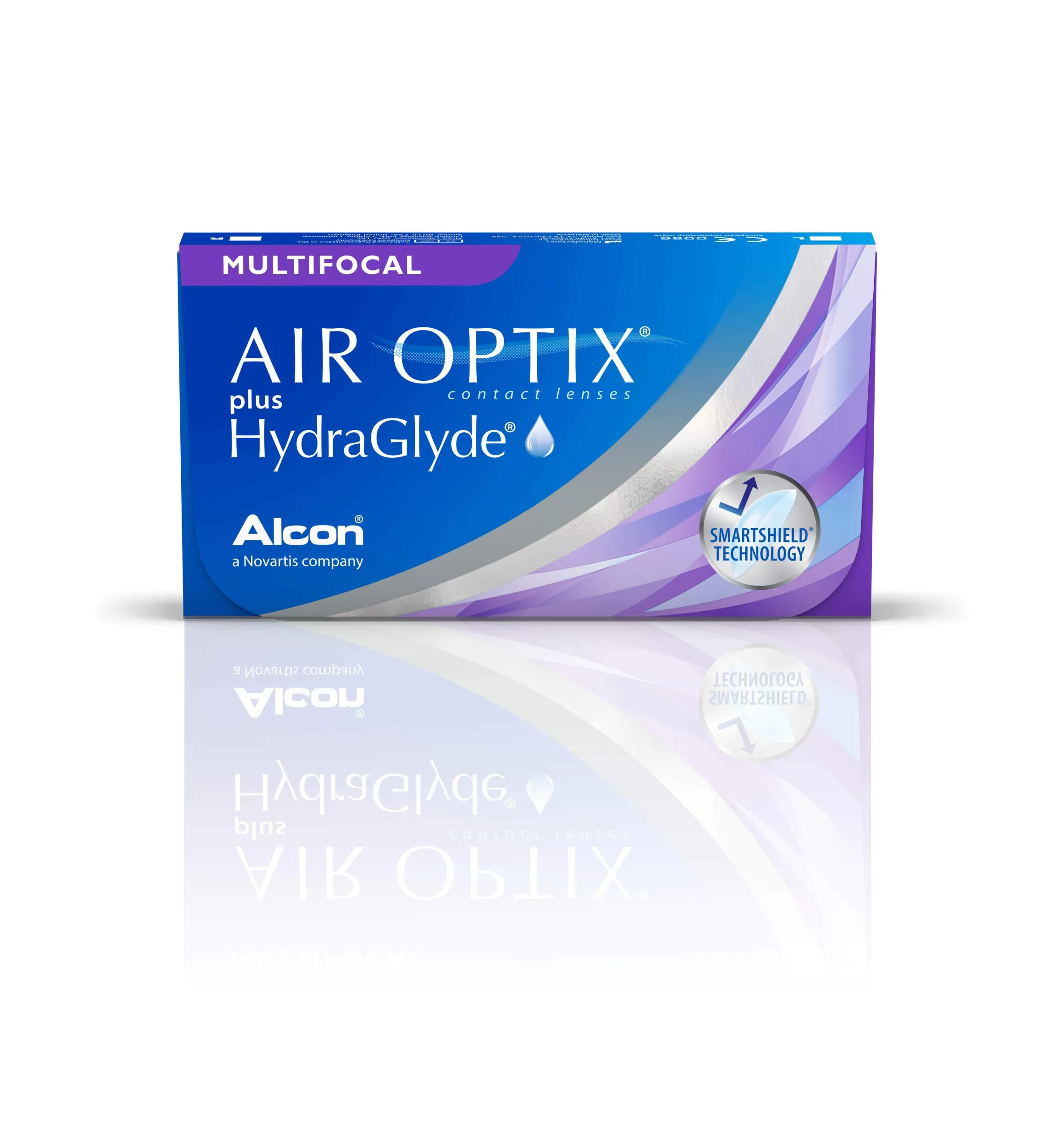 Air Optix Plus Hydraglyde Multifocale HIGH Lentilles Mensuelles  Boite de 6 Lentilles
