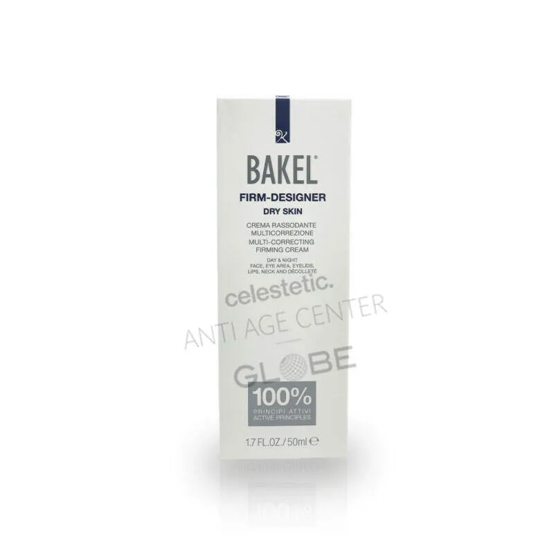 Bakel Firm-Designer, crème raffermissante multi-correction pour peaux sèches, 50 ml