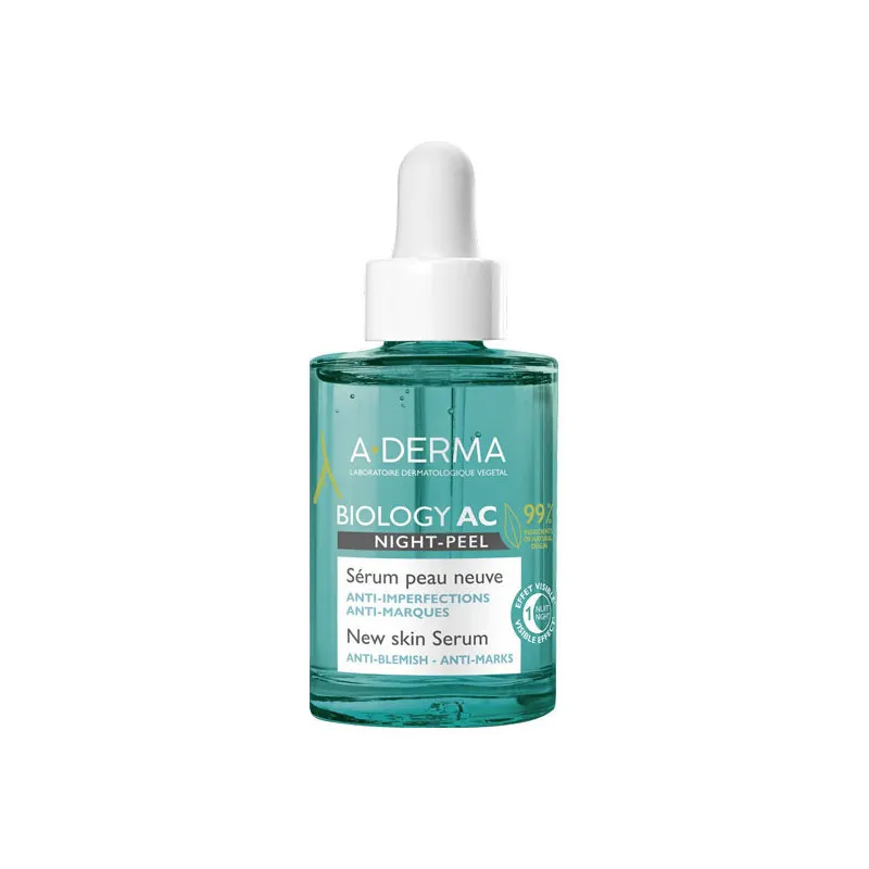 A-Derma Biology AC Night-Peel sérum anti-imperfections 30ml