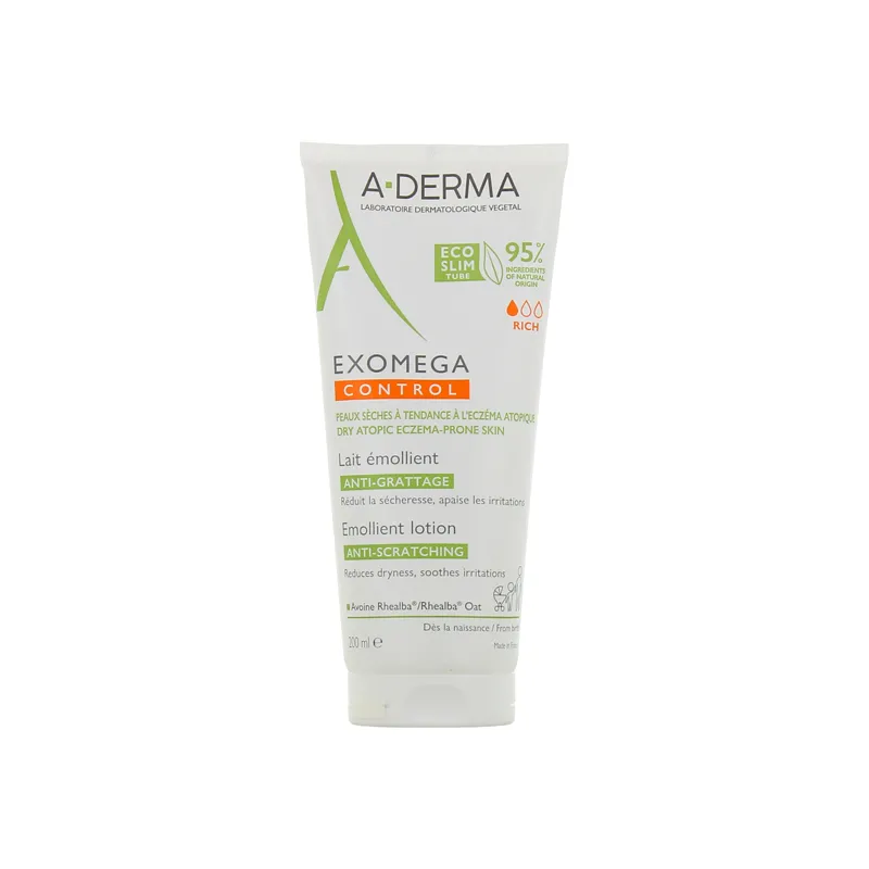 A-Derma Exomega Control lait émollient anti-grattage 200ml