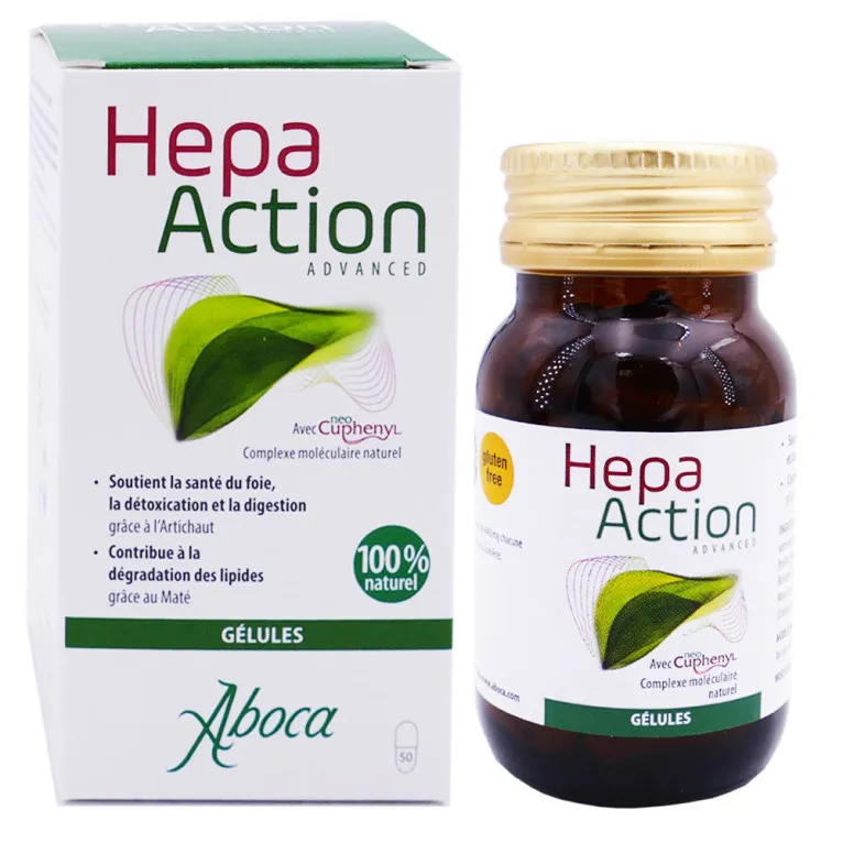ABOCA HEPA ACTION 50 GELULES