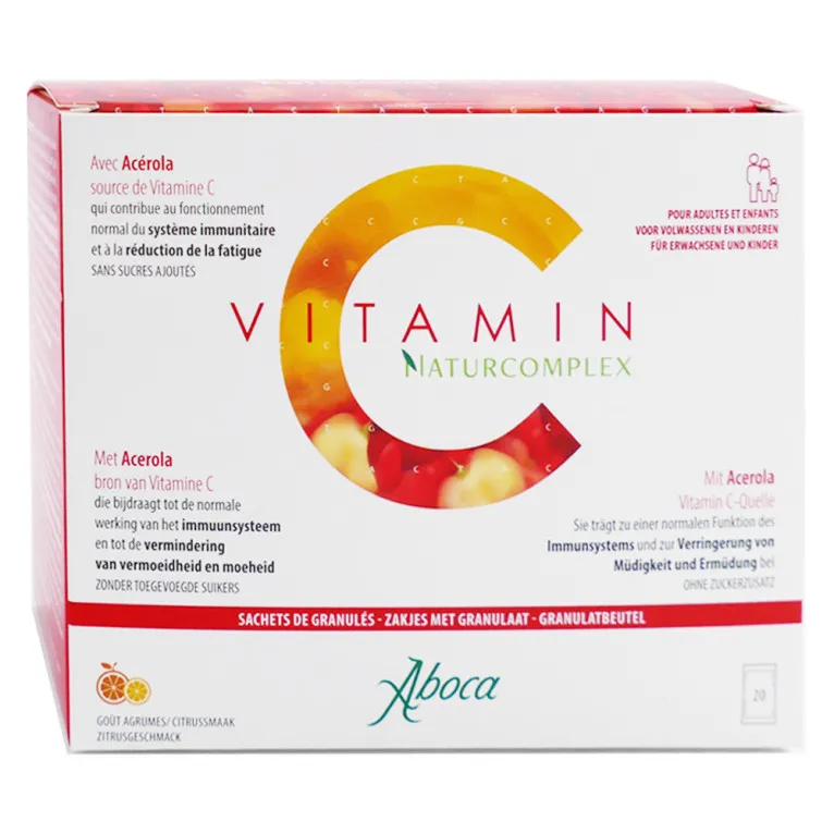 ABOCA VITAMIN NATURCOMPLEX GOUT AGRUMES 20 SACHETS