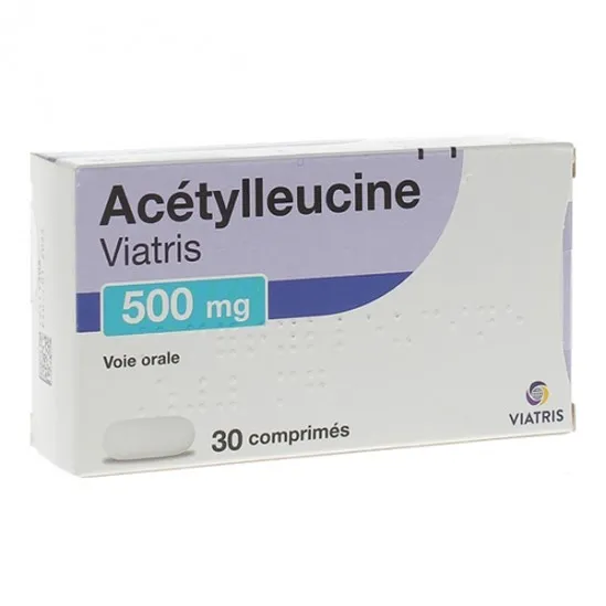 Acetylleucine 500mg 30 comprimés