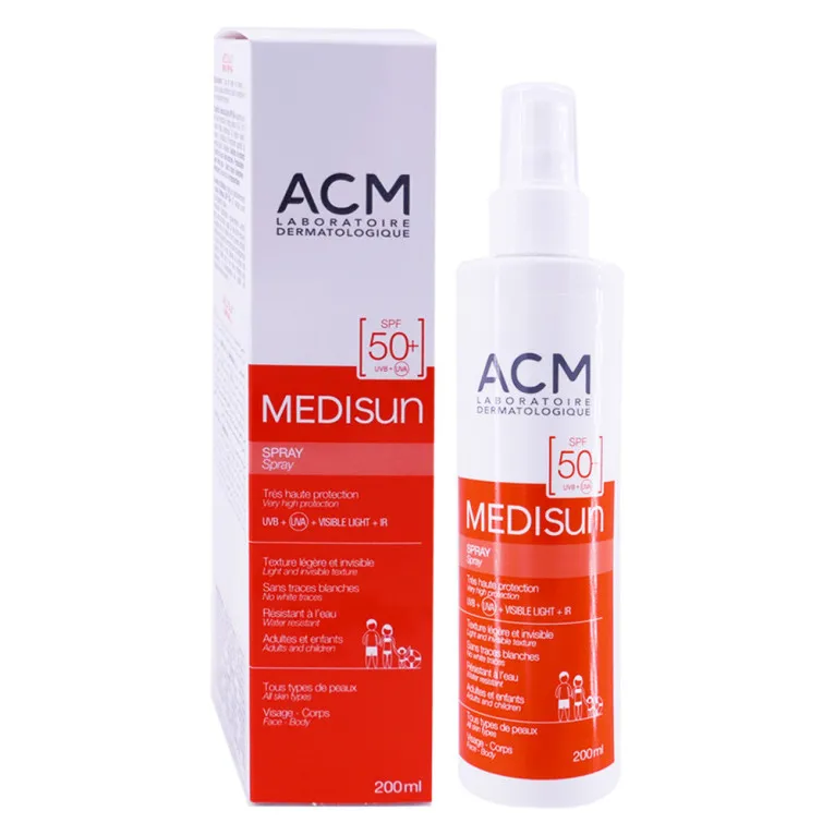 ACM MEDISUN SPRAY VISAGE & CORPS SPF50+ 200ML