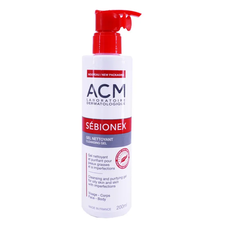 ACM SEBIONEX GEL NETTOYANT VISAGE ET CORPS 200ML