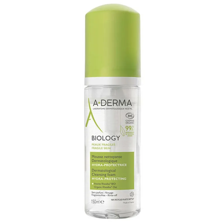 ADERMA BIOLOGY MOUSSE NETTOYANTE DERMATOLOGIQUE 150ML
