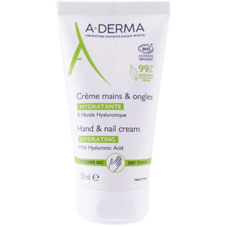 ADERMA CREME MAINS & ONGLES HYDRATANTE 50ML