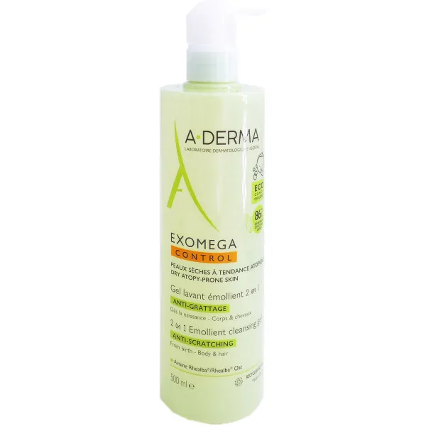ADERMA EXOMEGA CONTROL GEL LAVANT EMOLLIENT 500 ML