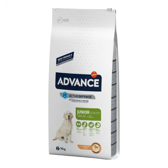 Advance Maxi junior au poulet et riz chien 12-24 mois 14kg