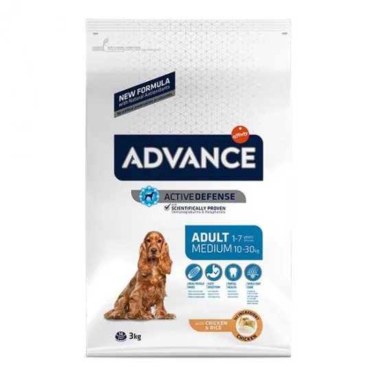 Advance Medium chien adulte 1-7 ans 3kg