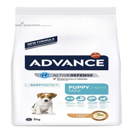 Advance Puppy mini chiot de 2 à 10 mois 3kg