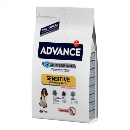 Advance Sensitive medium-maxi pour chiens adultes 3kg