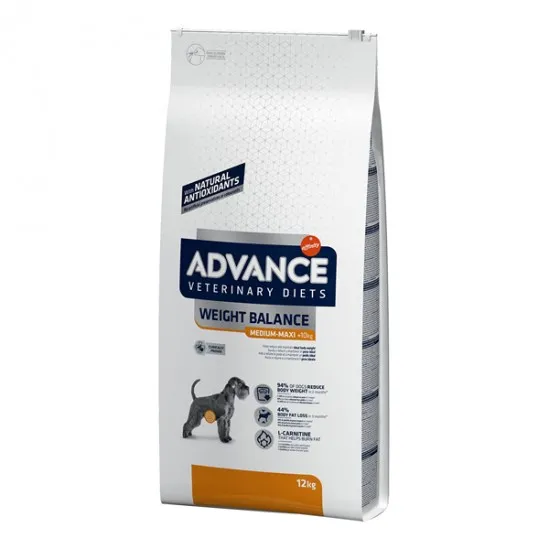 Advance Veterinary diets Weight Balance chien medium/maxi 12kg