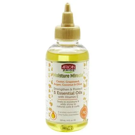 African Pride Moisture Miracle 5 Essential Oils 118ml
