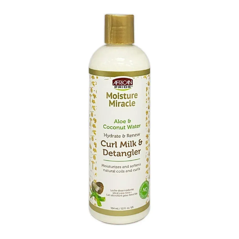 African Pride Moisture Miracle Aloe and Kokosnuss Wasser Detangler 12oz