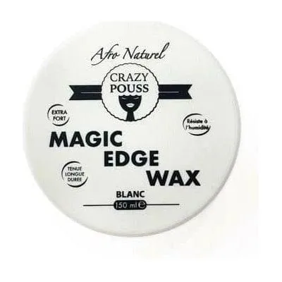 Afro Natural Crazy Pouss Magic Edge Wax White 150 ml