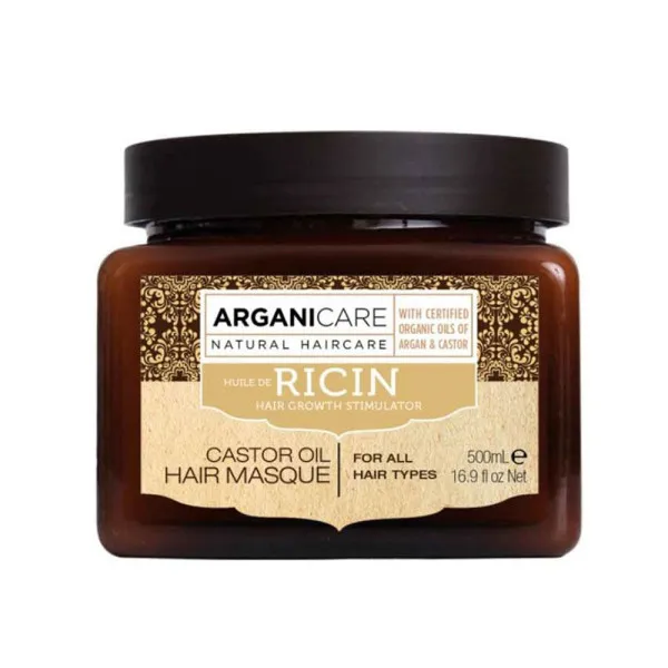 ARGANICARE HUILE DE RICIN MASQUE RENFORÇATEUR 500ML