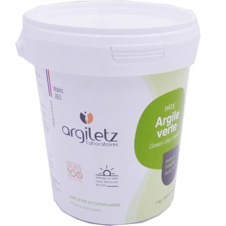 ARGILETZ ARGILE VERTE EMPLATRE CATAPLASME 1KG